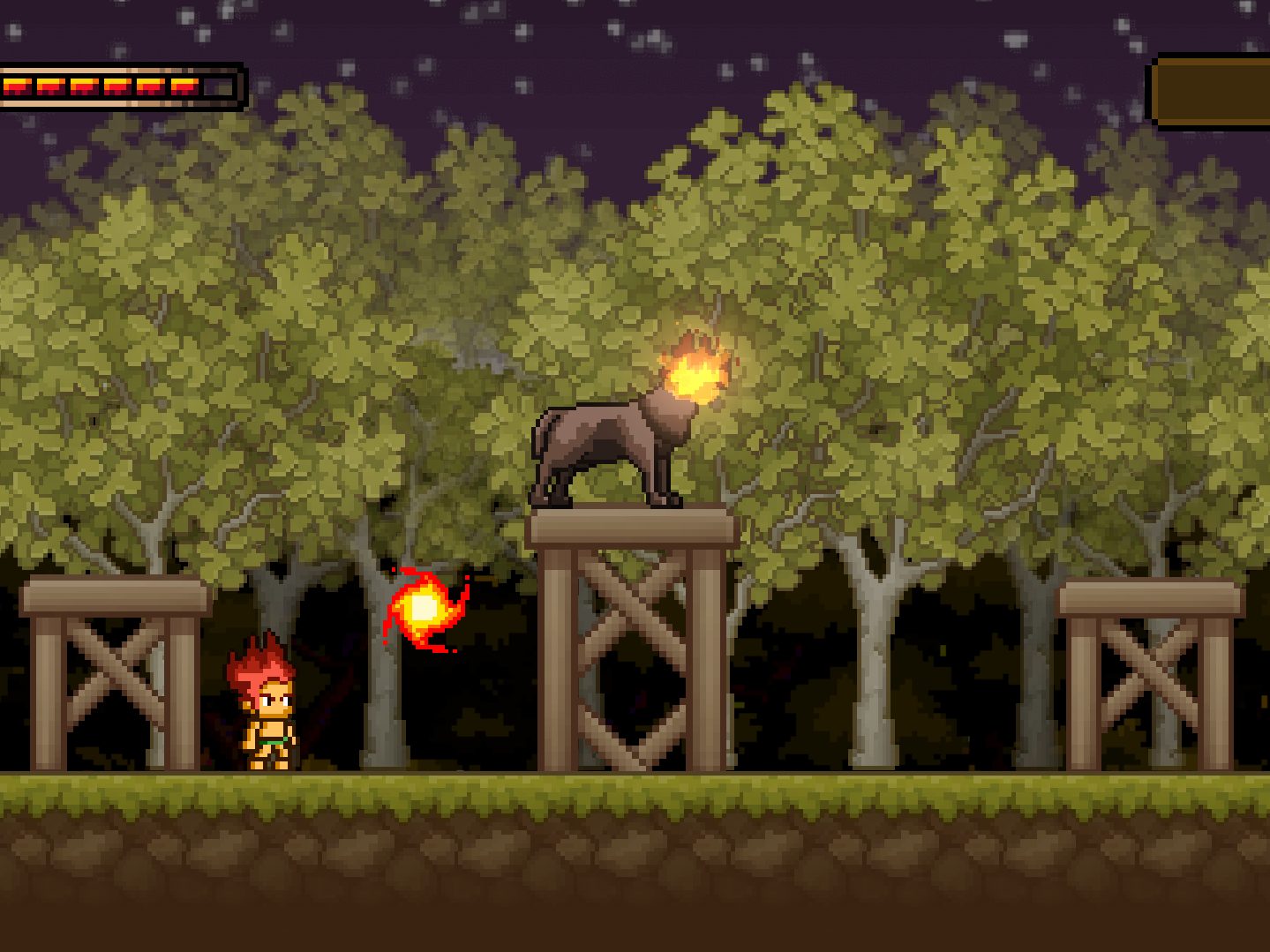 Fire spirit encounter