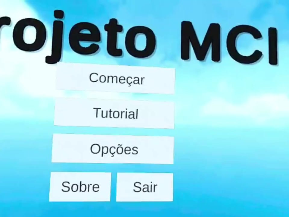 Project MCI main menu